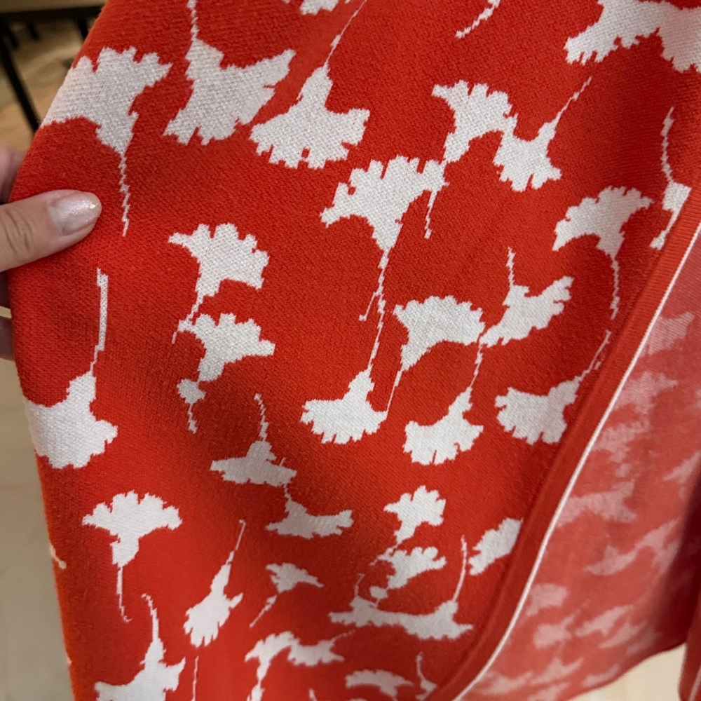 DVF for target Red and White Floral Dress - Picture 2 of 3